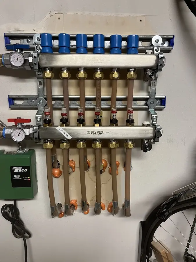 Plumber performing Gas Leak Detection at a residential property in Seward